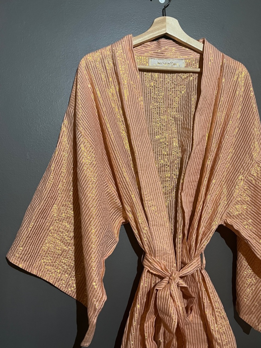 Jen’s Pirate Booty x Free People Metallic Stripe Kimono Robe - Picture 6 of 10